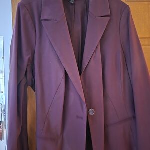 Lane Bryant Women's Deep Purple Blazer